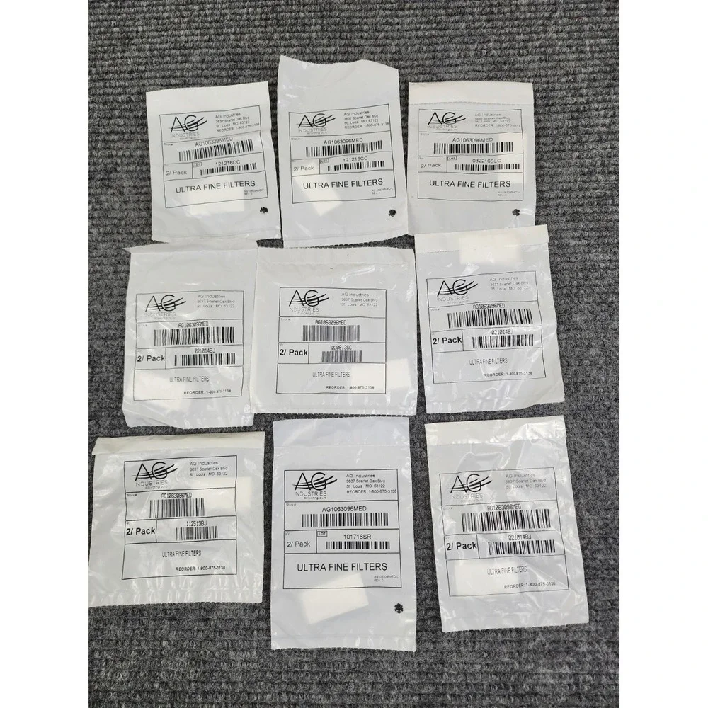 AG1063096MED Ultra Fine Filters Lot of 9 2 packs
